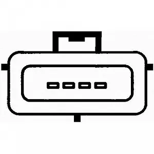 Датчик массового расхода воздуха HELLA 8ET 009 142-281 для FORD HITACHI synthetic.ua - Фото 1