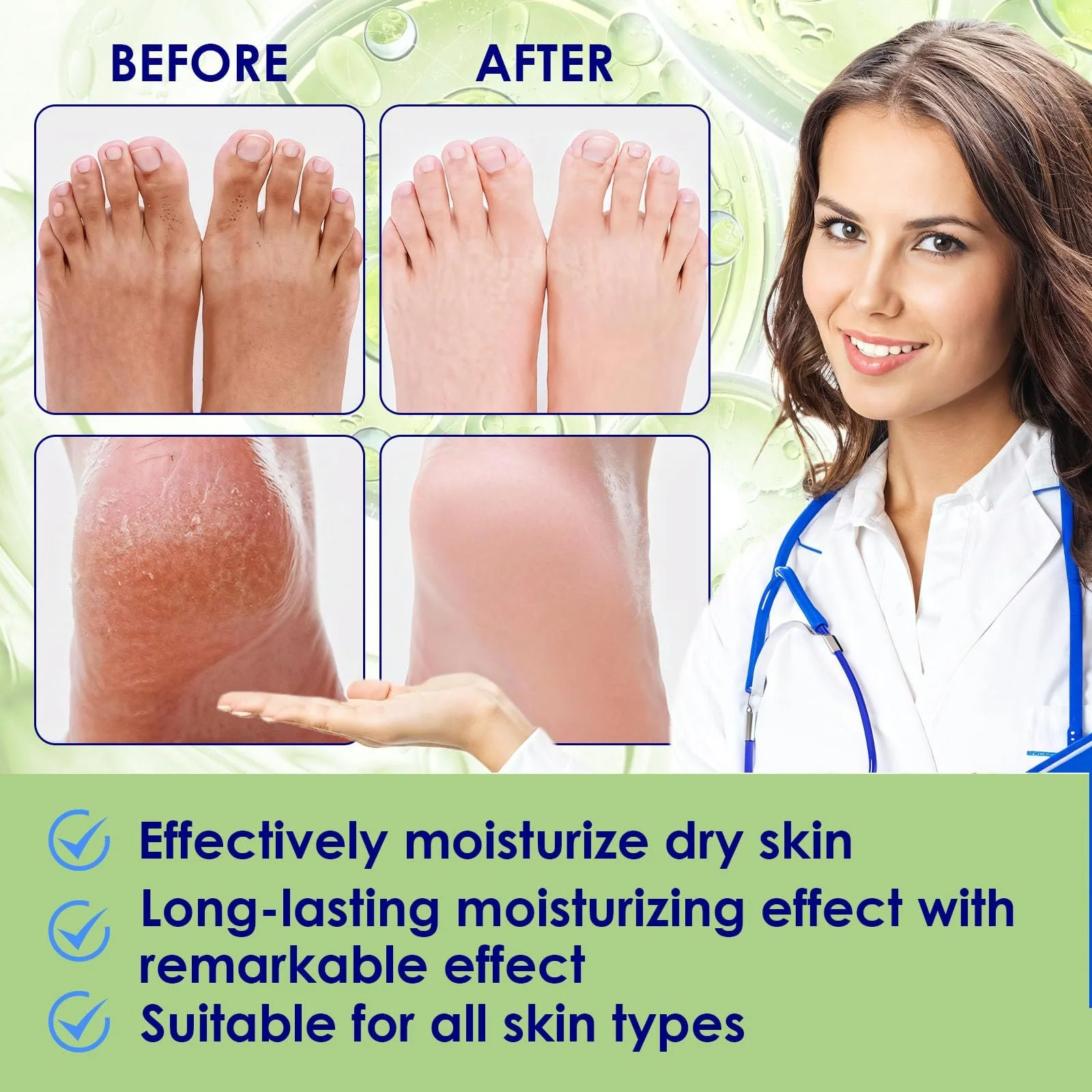 Крем для ног Repair & Care 100 г увлажняющий для сухой и грубой кожи, фото №4