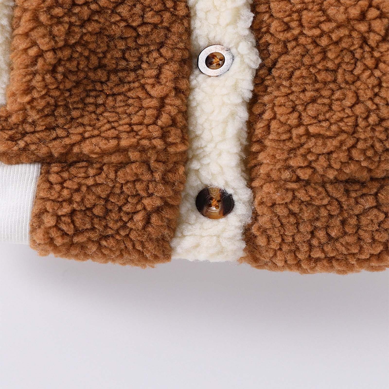 Зимнее пальто для детей Модель с рисунком собаки, плюшевое, утолщенное, на молнии, теплое, дышащее, фото №7 Зимнее пальто для детей Модель с рисунком собаки, плюшевое, утолщенное, на молнии, теплое, дышащее, фото №7