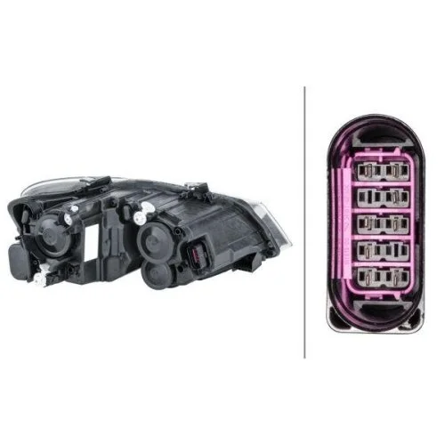 Основная фара HELLA 1EB 012 034-011 для VW левая, фото №2