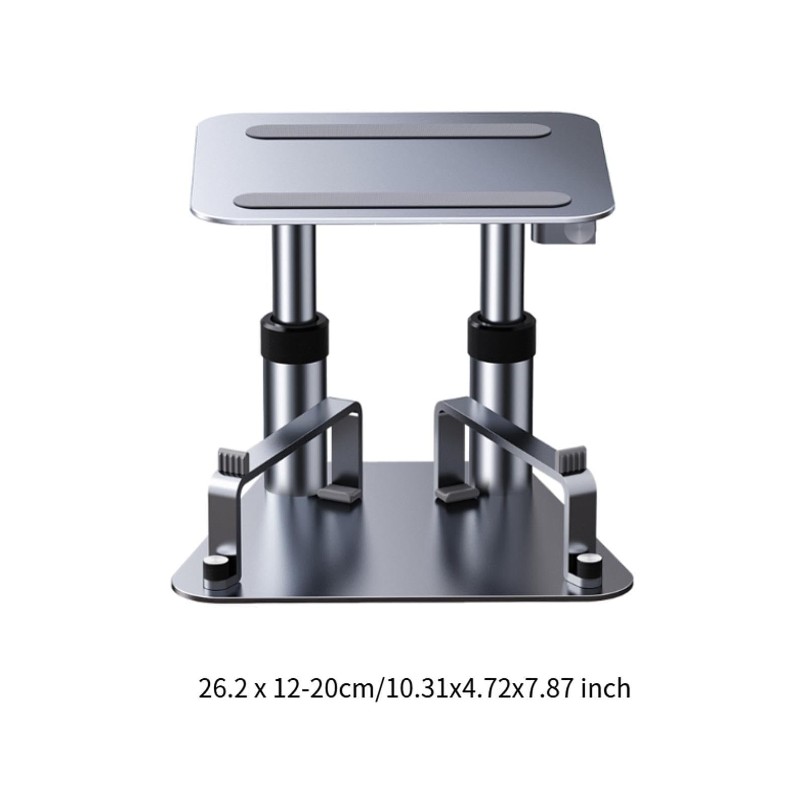 Підставка для ноутбука, портативна, алюмінієвий сплав, ергономічна, для столу, фото №9