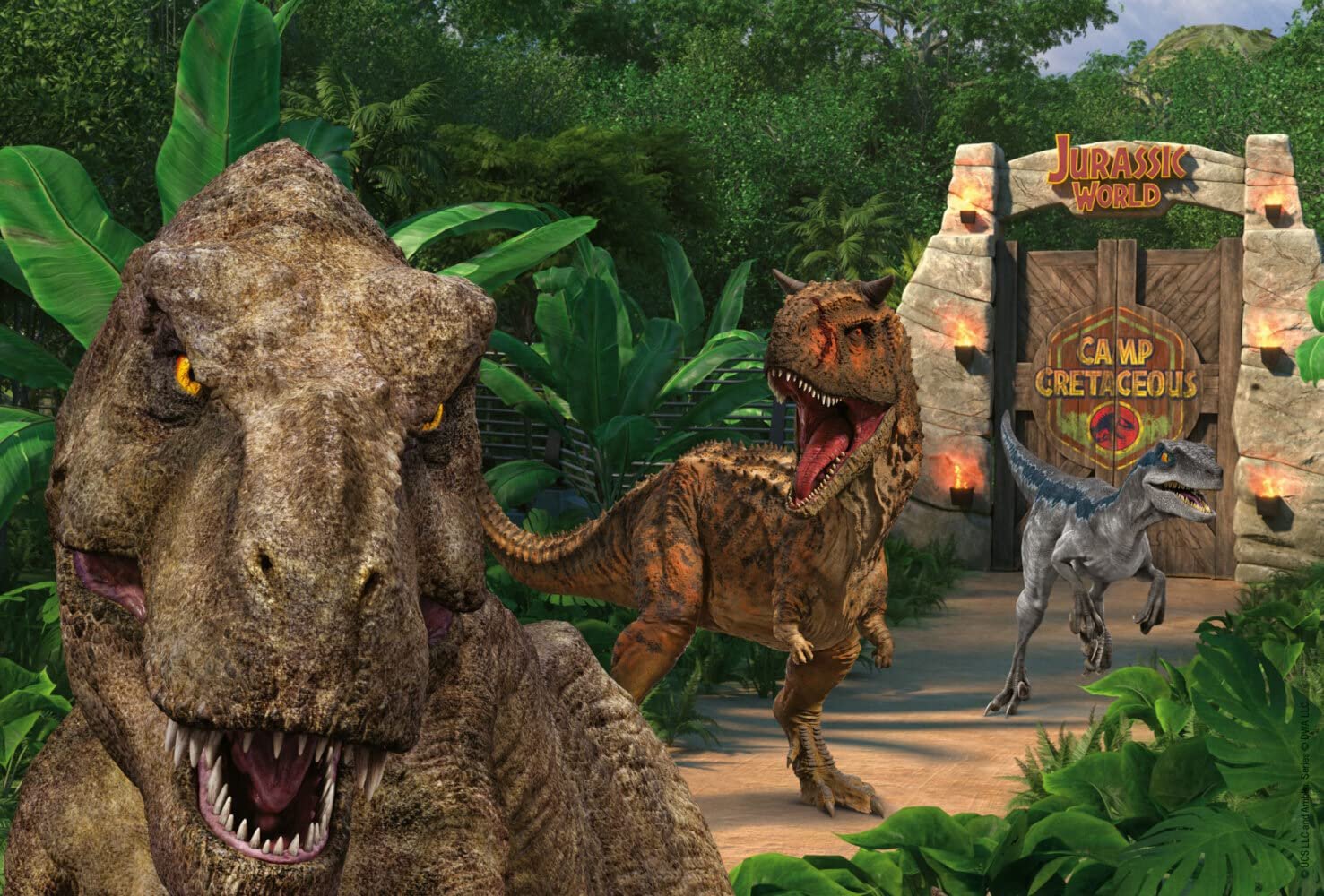 Детский пазл Schmidt Spiele Jurassic World Adventures on Isla Nublar 3 x 48 элементов (56434), фото №8