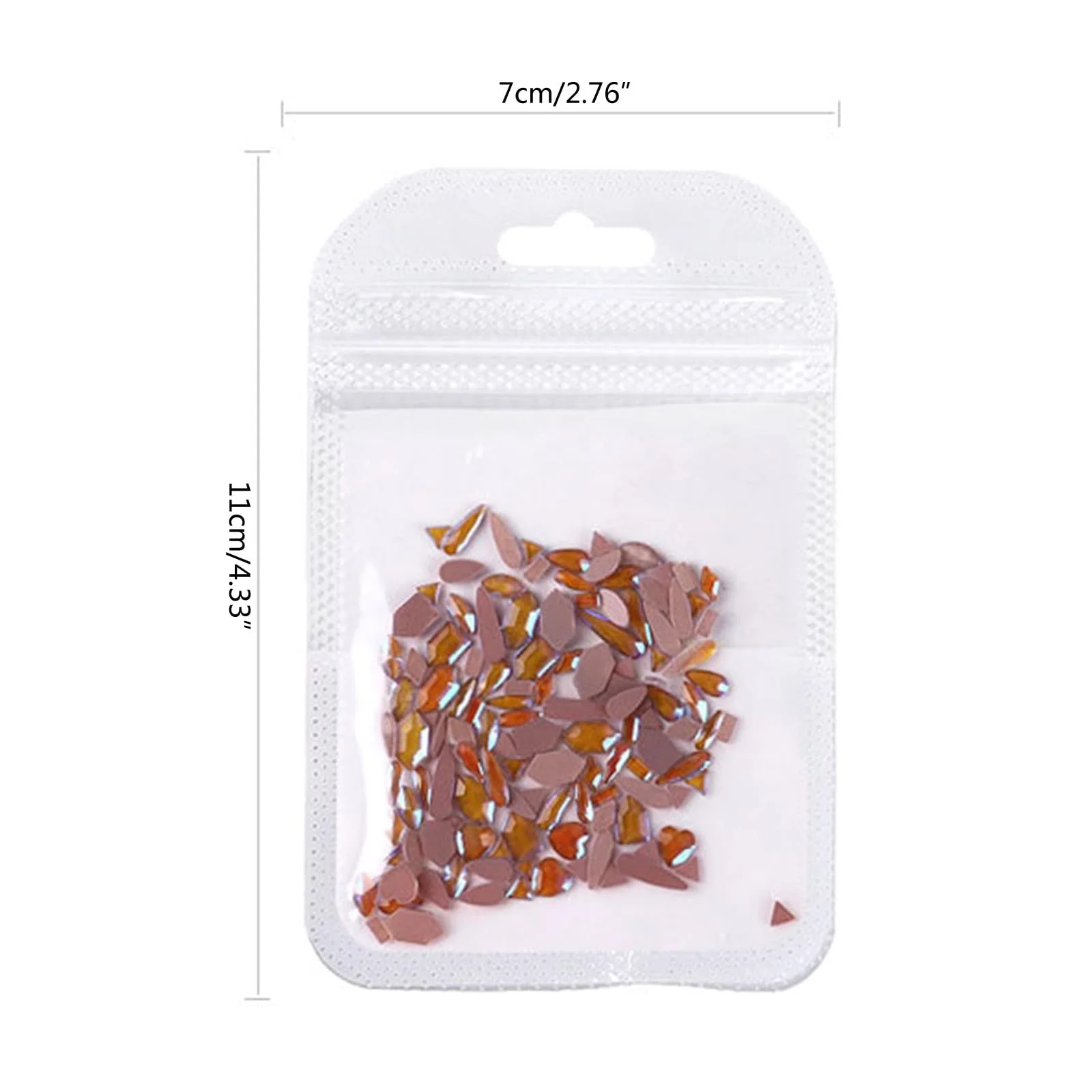 Стразы 3D кристаллы для маникюра, 50 шт, фото №6