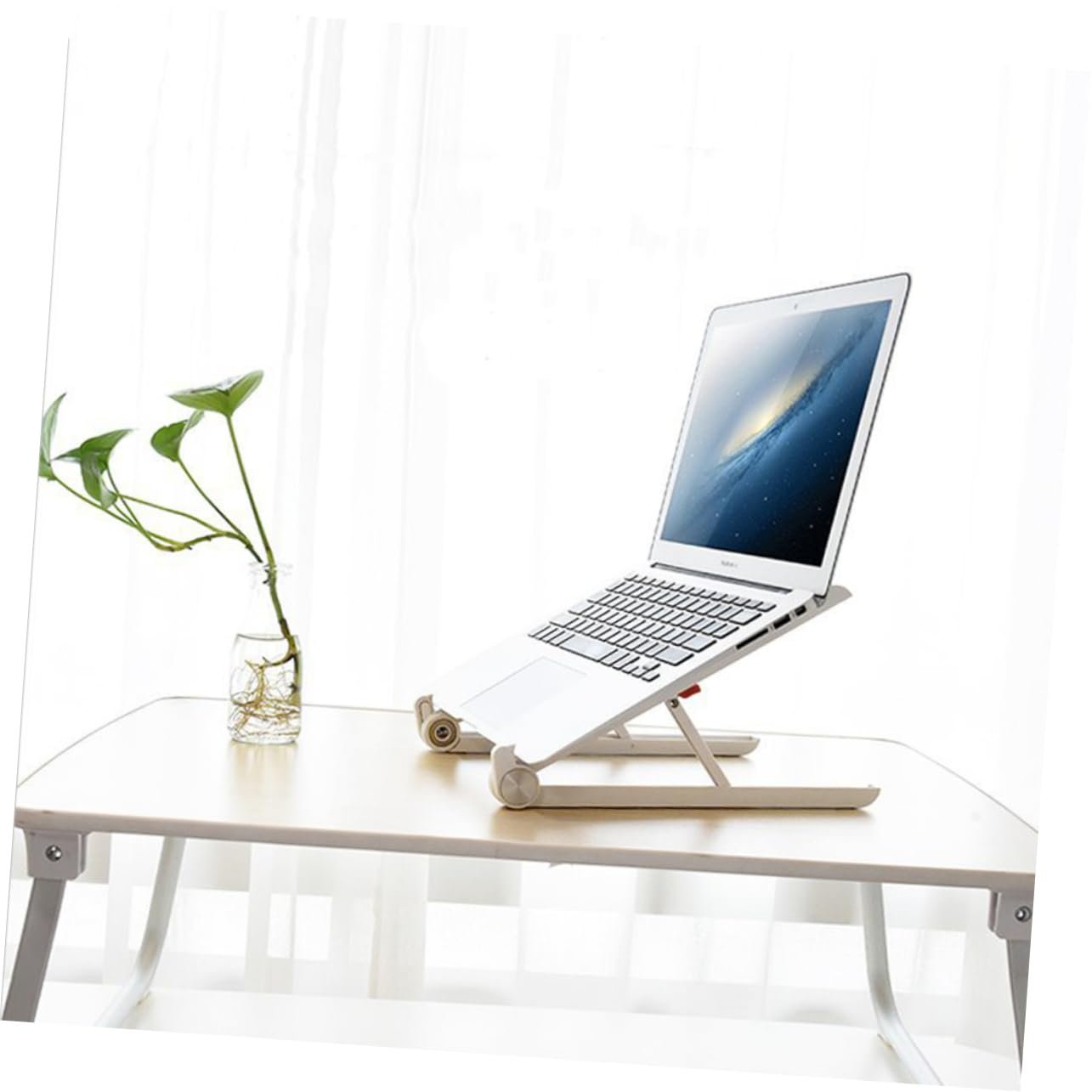 Підставка для ноутбука Tofficu складана, портативна для настільного ноутбука. Практична охолоджуюча, фото №7 Підставка для ноутбука Tofficu складана, портативна для настільного ноутбука. Практична охолоджуюча, фото №7