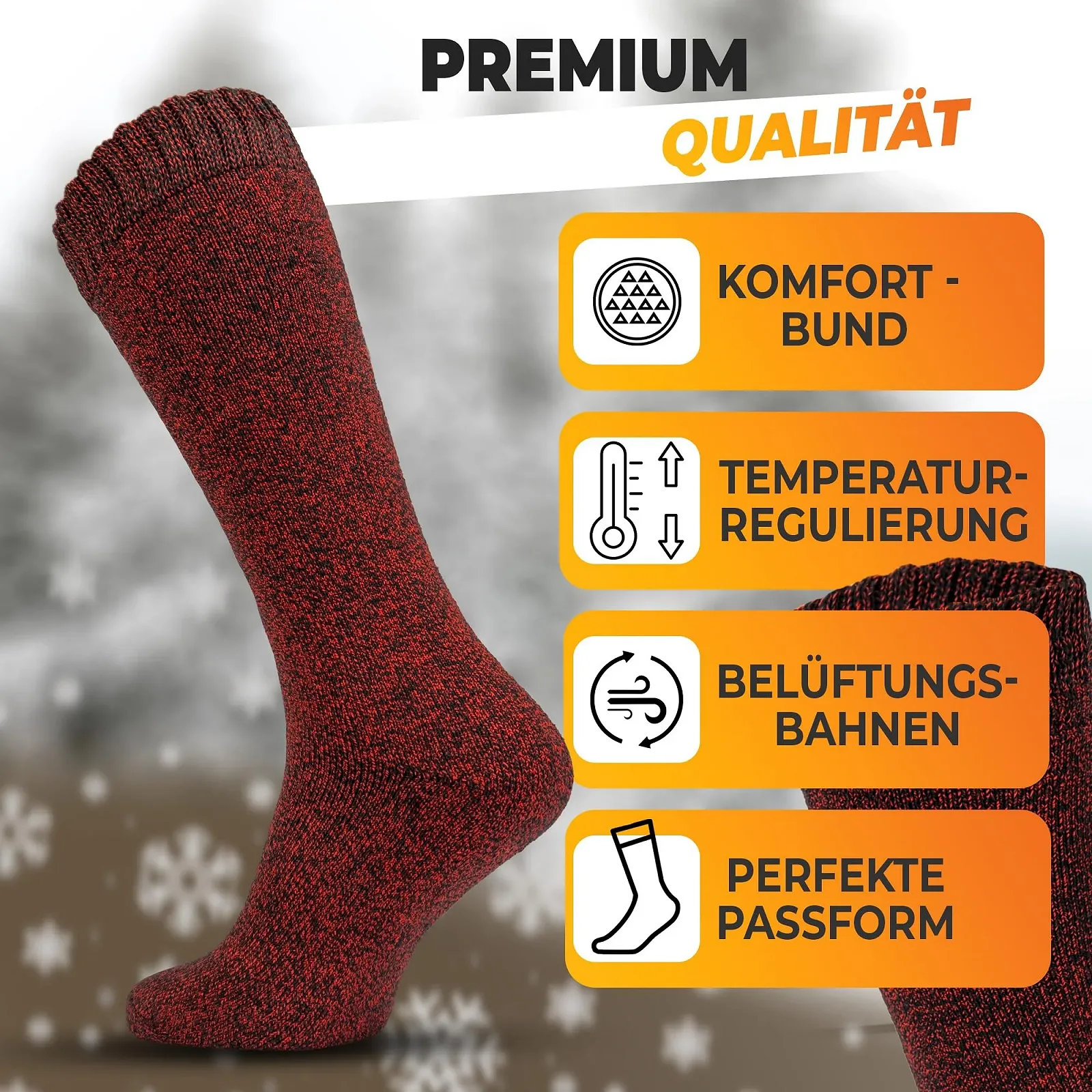 Термошкарпетки до коліна OCERA, 6 пар, фото №2 Термошкарпетки до коліна OCERA, 6 пар, фото №2