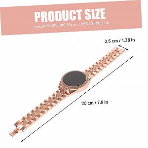 Часы-браслет OATIPHO Женские Ультрабраслеты на литье Золотые часы для мужчин Цифровые часы для женщин Модные часы со стразами Металлические часы, Черный, Розовый synthetic.ua - Фото 1