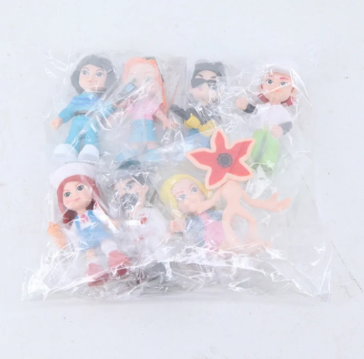 Набор фигурок Очень странные дела Одиннадцать Демогоргон Stranger Things Eleven 8 шт 8 -9 см, фото №7