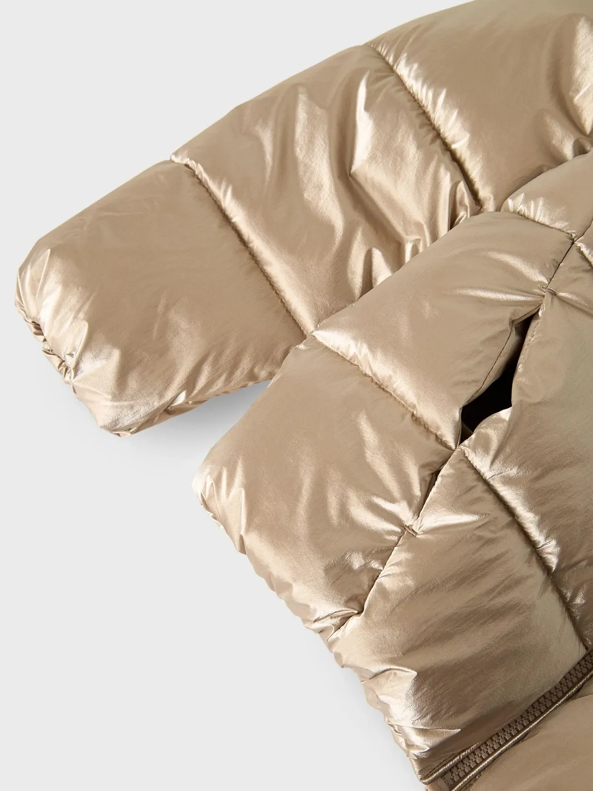 Куртка-пуховик для дівчинки Name It Shiny, фото №4