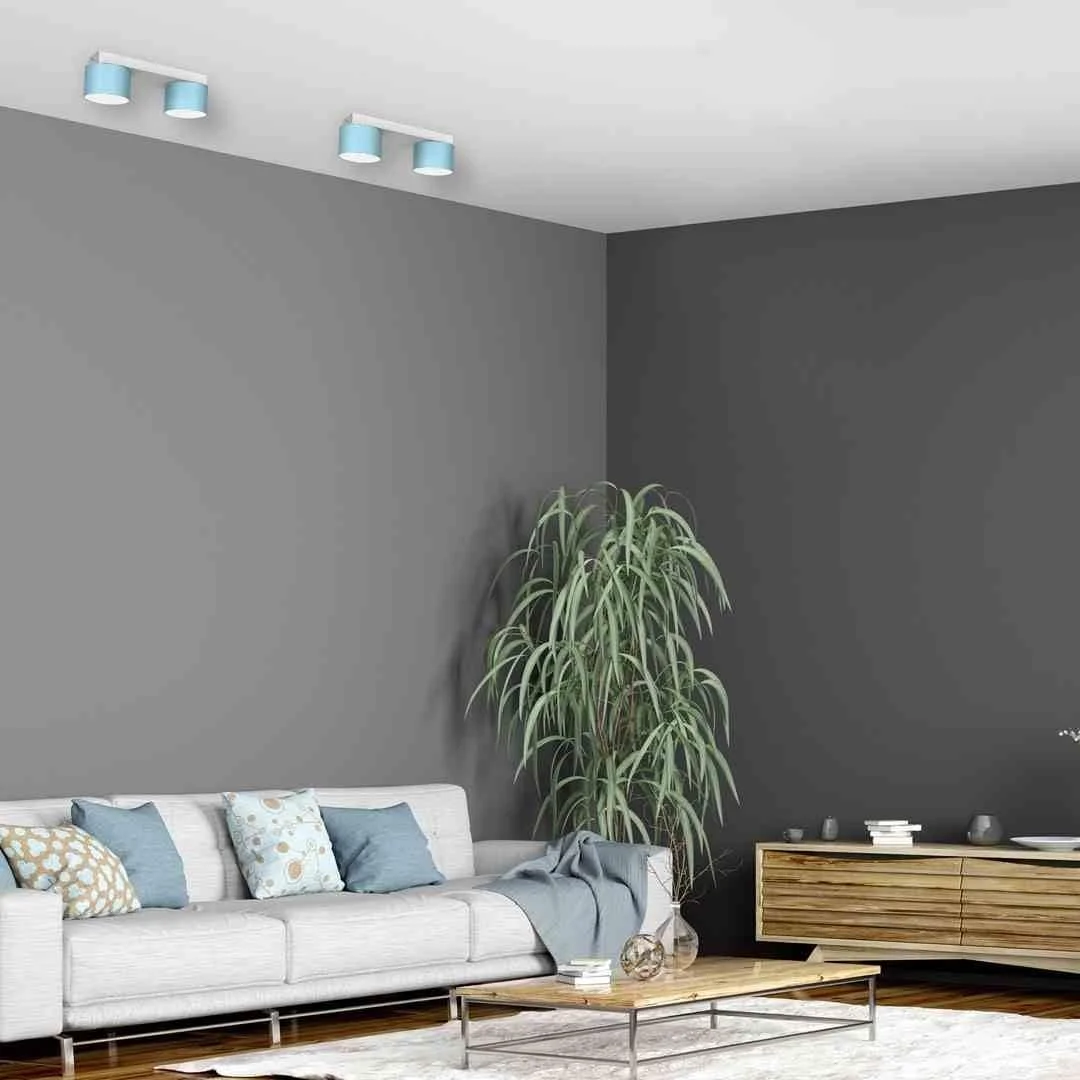 Світильник Eko-Light Milagro DIXIE 2xGX53 Блакитний/білий, фото №5