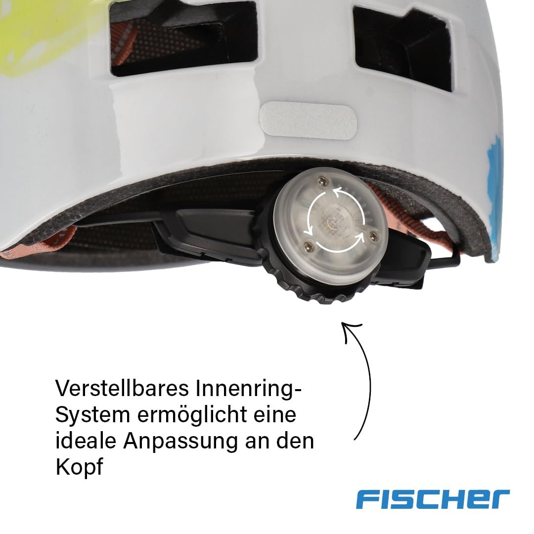 Шлем FISCHER BMX Kids Dirt Bike Plus с интегрированным LED задним фонарем, фото №10