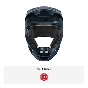 Шлем Downhill ABUS HiDrop с полной лицевой частью, сертифицированный ASTM, с внешней оболочкой из ABS для MTB: Downhill, Enduro и Bikepark - для взрослых и молодежи synthetic.ua - Фото 1
