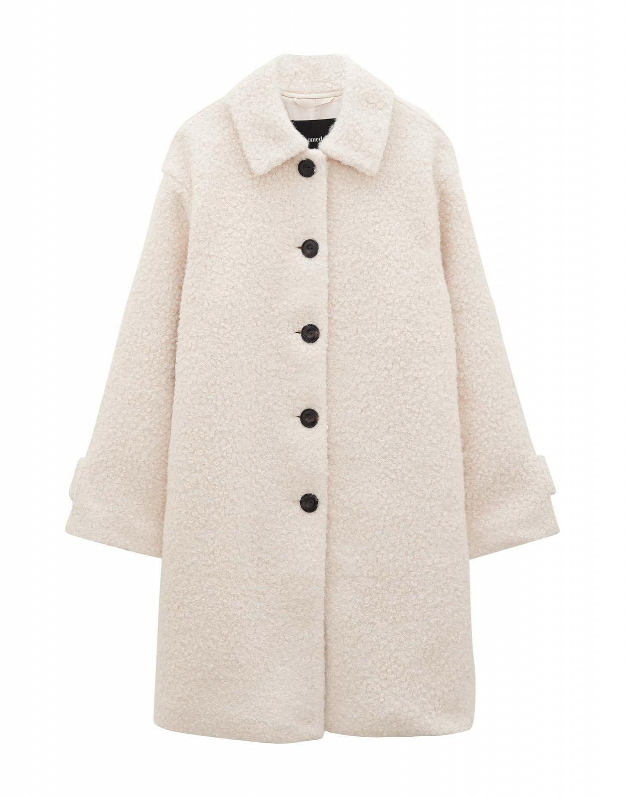 Пальто someday VILUNA Жіноче середньої довжини з штучного хутра, стандартний крій, фото №1