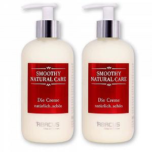 Крем для рук ABACUS Smoothy Natural Care 2 x 300 мл с маслом ши, маслом авокадо, маслом жожоба, апельсиновым маслом - Фото 1