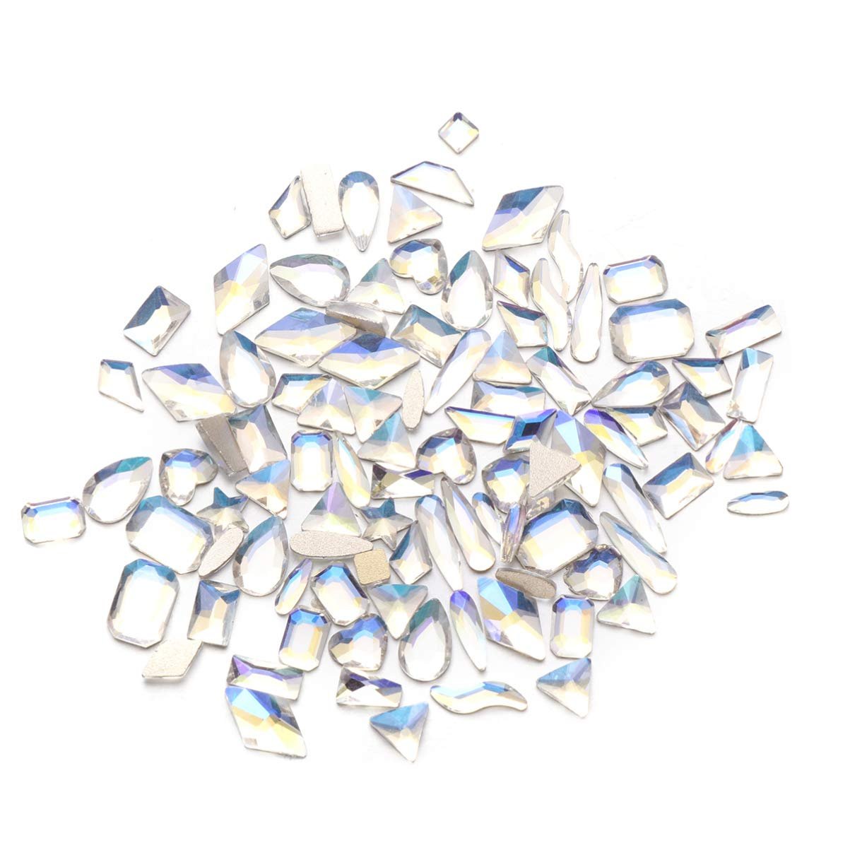 Стрази для нігтів Healvian 3D, 300 шт, кристали, фото №2