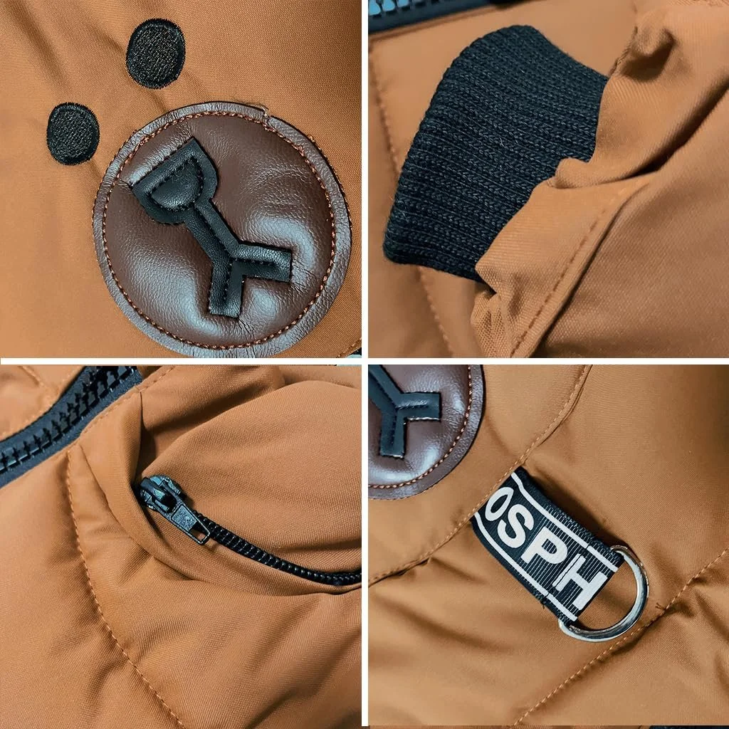 Зимова куртка Linboo для хлопчиків, тепла стьобана, фото №7