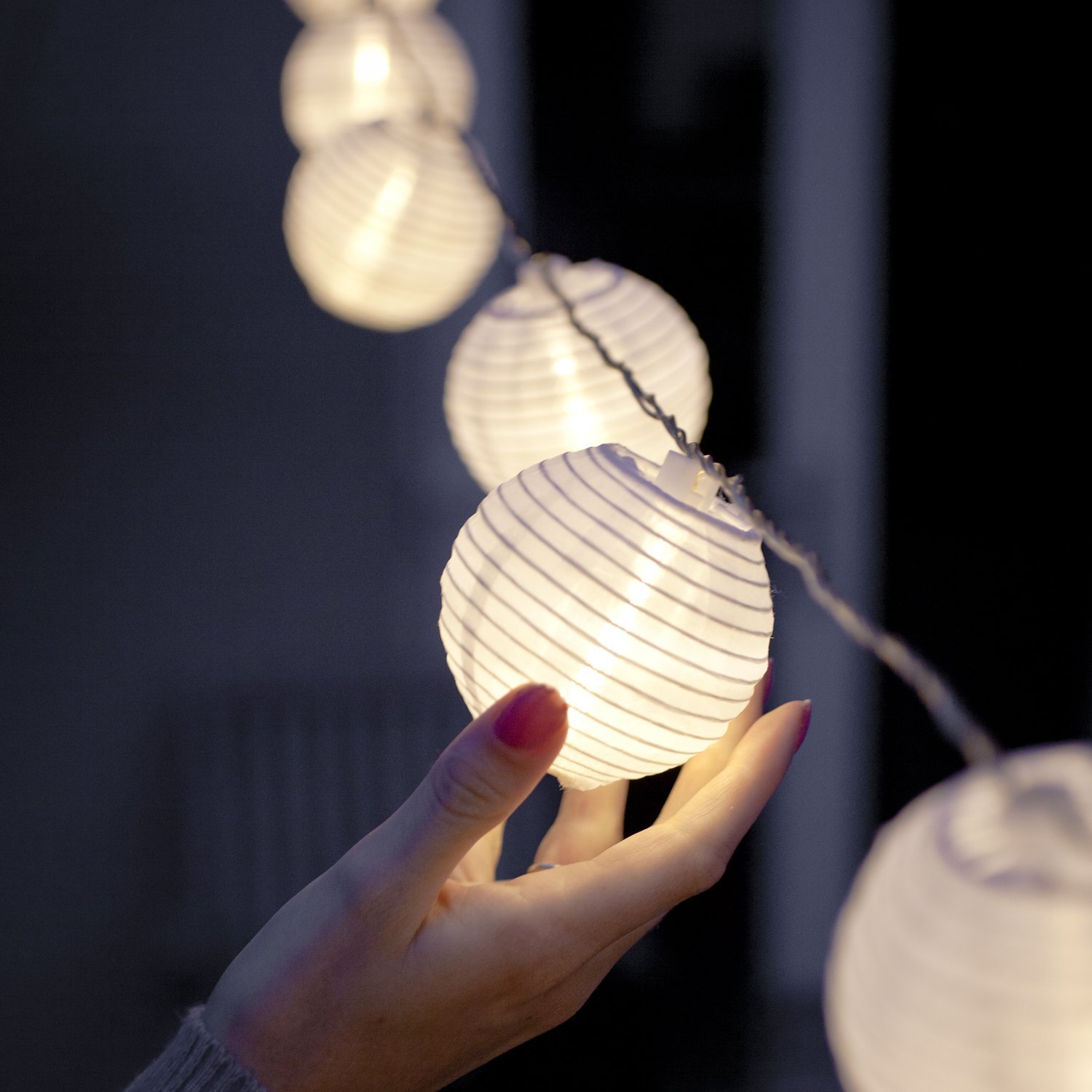 Світлодіодна гірлянда Ліхтар Warm White Bubble Lights 20 LED, фото №5