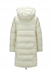 Жіноче зимове стьобане пальто MILESTONE MSMiranda зі знімним капюшоном і штучним хутряним коміром synthetic.ua - Фото 1