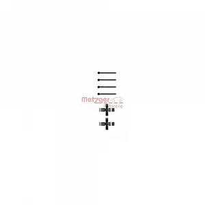 Комплект аксесуарів, гальмівні колодки METZGER 109-0905 для BMW задня вісь - Фото 1