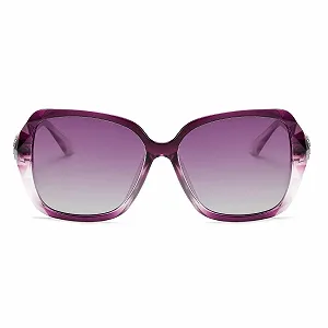 Поляризовані сонцезахисні окуляри Жіночі Класичні Вінтажні Великі Long Keeper з оправою з стразами UV400 synthetic.ua - Фото 1