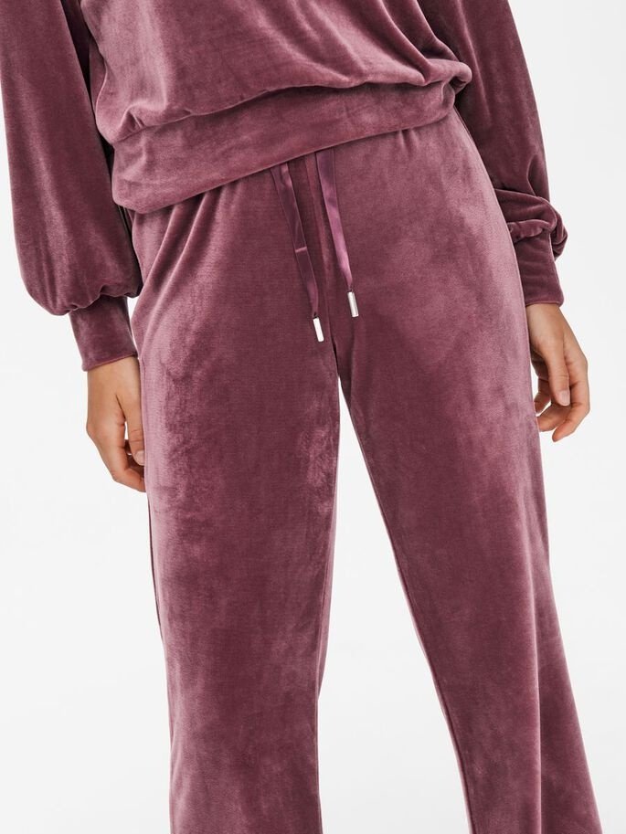 Штаны ONLY ONLLAYA SWEET FLARED VELVET PANT SWT 15237770 Розово-коричневый M, фото №5