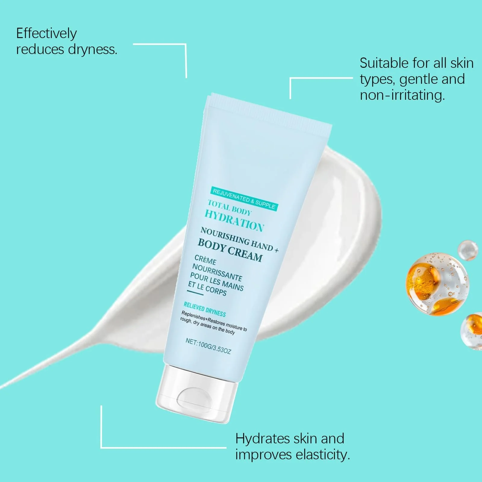 Лосьон для тела (2 шт.) Интенсивный увлажняющий крем для сухой и упругой кожи, питательный крем для рук и тела, для нежной и гладкой кожи, идеально подходит для ежедневного ухода за телом после душа, фото №5 Лосьон для тела (2 шт.) Интенсивный увлажняющий крем для сухой и упругой кожи, питательный крем для рук и тела, для нежной и гладкой кожи, идеально подходит для ежедневного ухода за телом после душа, фото №5