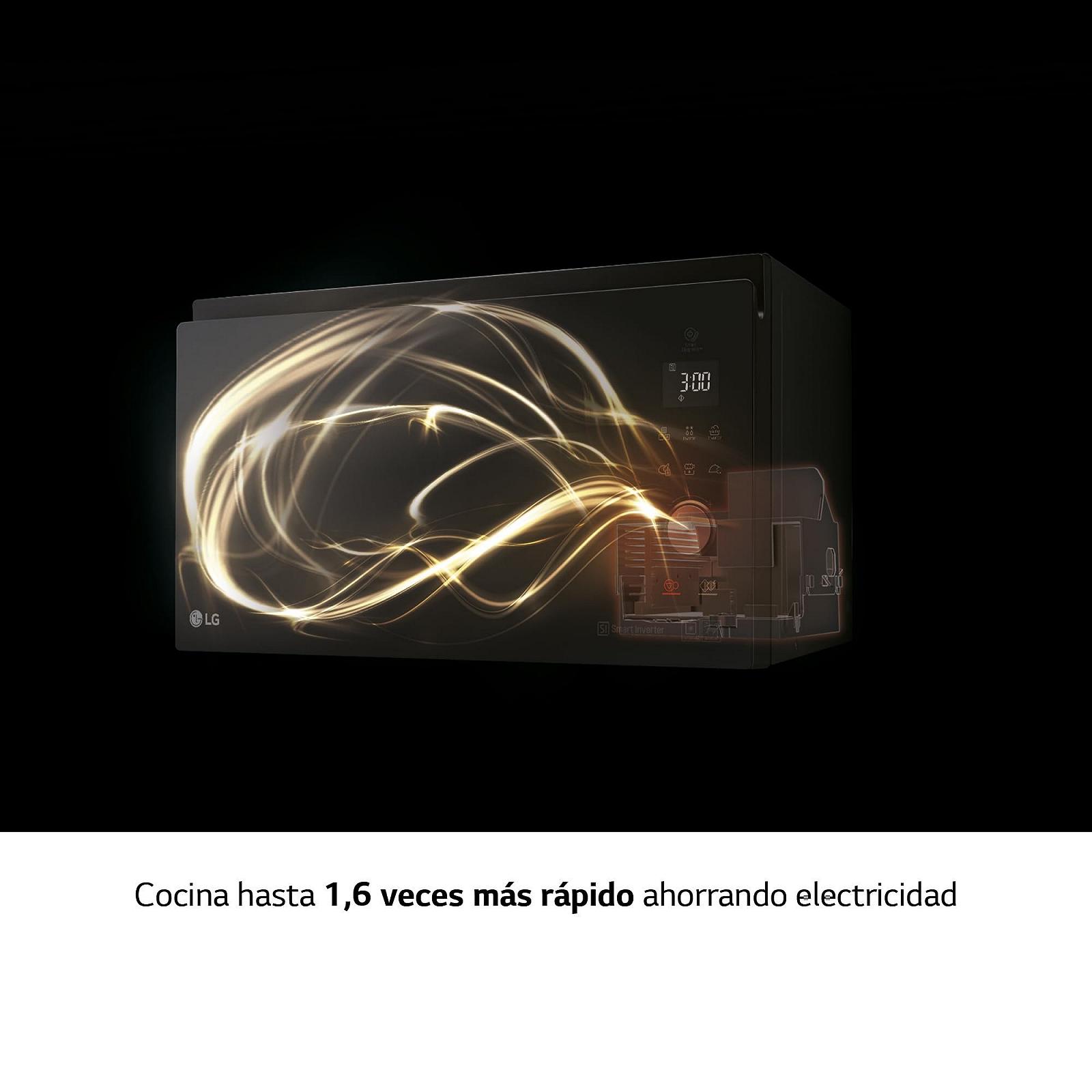 Мікрохвильова піч LG MJ3965ACS 39 л, 1200 Вт, чорна нержавіюча сталь, фото №4 Мікрохвильова піч LG MJ3965ACS 39 л, 1200 Вт, чорна нержавіюча сталь, фото №4