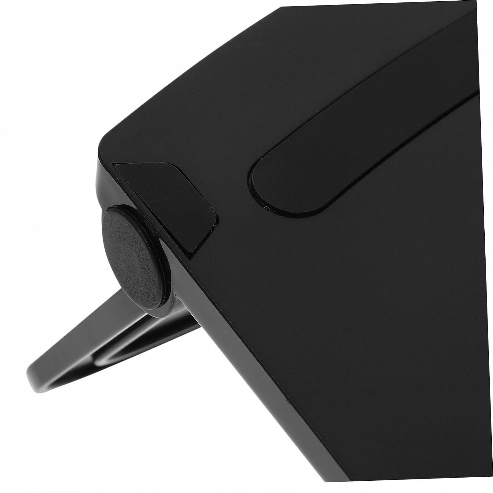 Підставка для ноутбука Gadpiparty, складана, компактна з функцією охолодження, ергономічна для полегшення болю в шиї, сумісна з ноутбуками та планшетами, міцний матеріал, чорна, фото №6 Підставка для ноутбука Gadpiparty, складана, компактна з функцією охолодження, ергономічна для полегшення болю в шиї, сумісна з ноутбуками та планшетами, міцний матеріал, чорна, фото №6