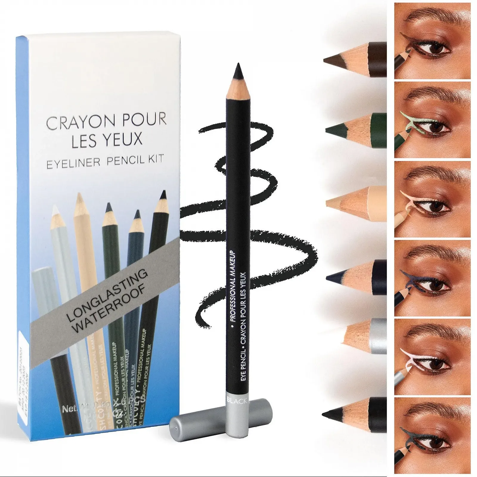 Карандаш для глаз Набор Матовый, фото №1