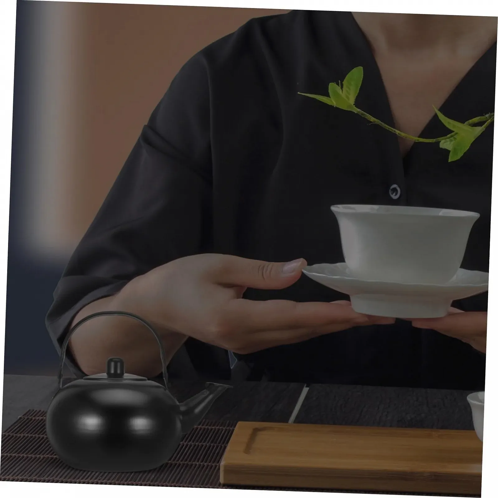 Чайник-заварник FUNNETOYU Edelstahl з вбудованим ситечком, стильний, міцний та рівномірно нагрівається для дому, фото №9