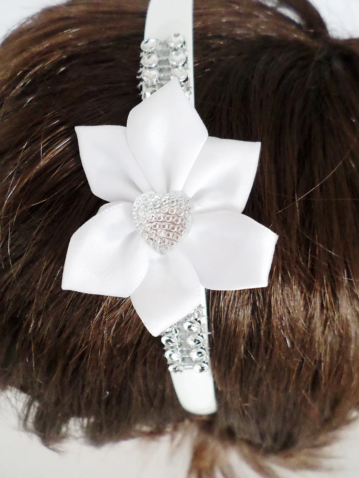 Обруч Пластиковий Прямий Anna Білий, фото №1 Обруч Пластиковий Прямий Anna Білий, фото №1