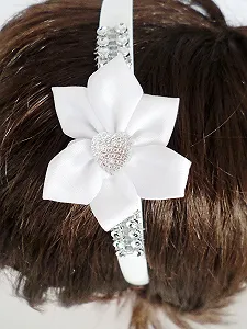 Обруч Пластиковий Прямий Anna Білий - Фото 1