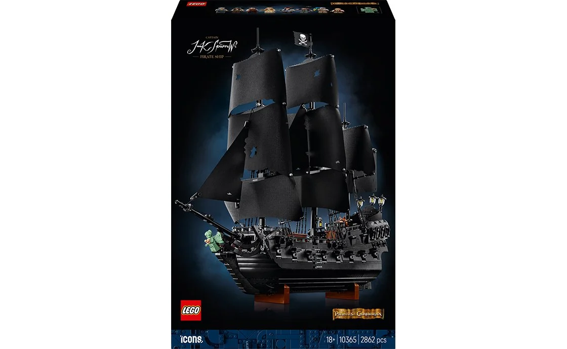 Конструктор Лего LEGO Icons Пиратский корабль капитана Джека Воробья (10365), фото №1 Конструктор Лего LEGO Icons Пиратский корабль капитана Джека Воробья (10365), фото №1