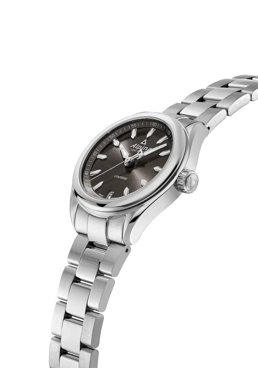 Часы Alpina AL-240LBR2C6B, серебряный, Браслет, фото №2 Часы Alpina AL-240LBR2C6B, серебряный, Браслет, фото №2