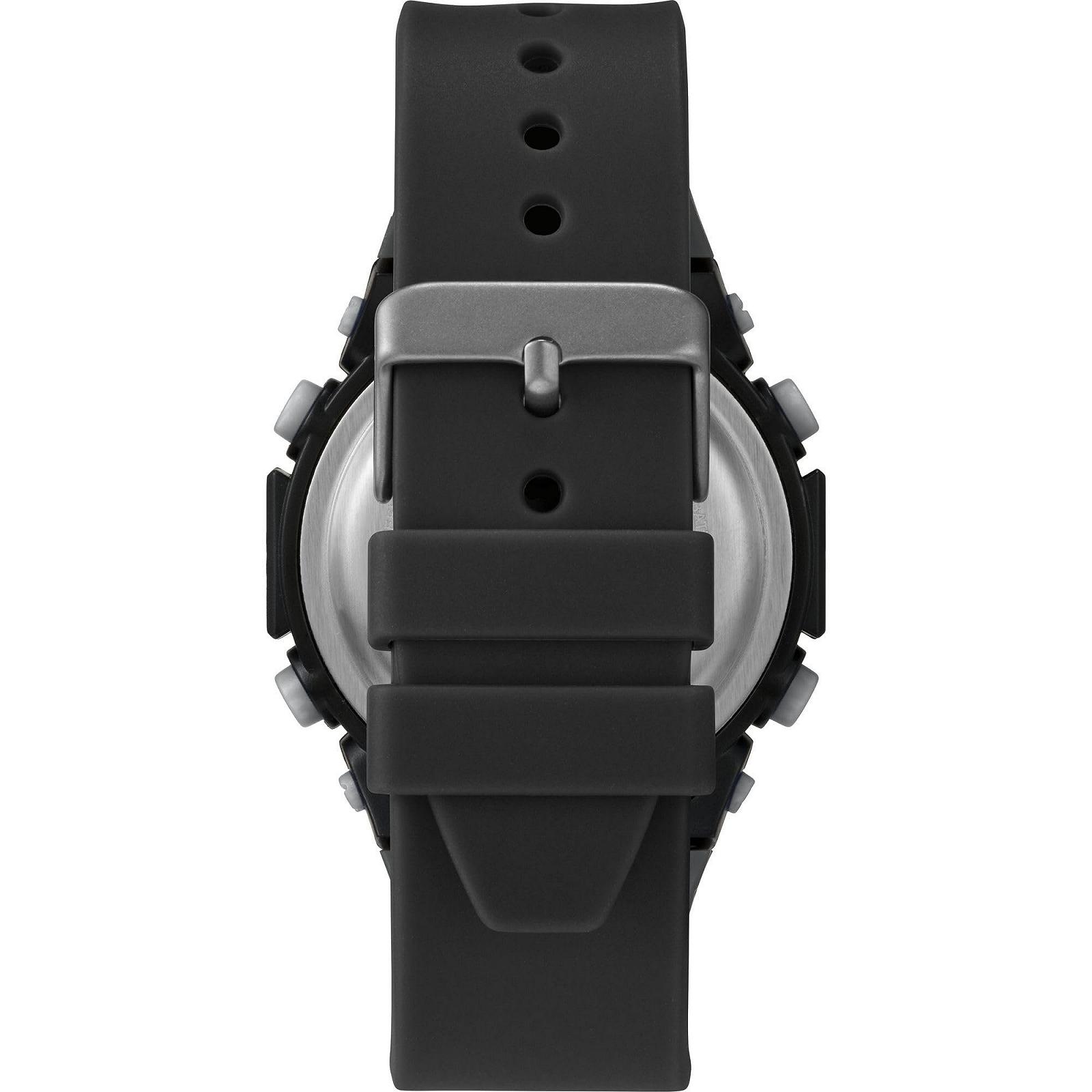 Спортивные часы Timex 50мм, черный полимерный ремешок, цифровой циферблат, черный корпус TW5M61900, черный, Modern, фото №3