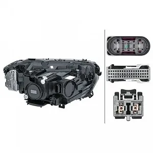 Фара головного света HELLA 1EX 014 530-311 левая synthetic.ua - Фото 1