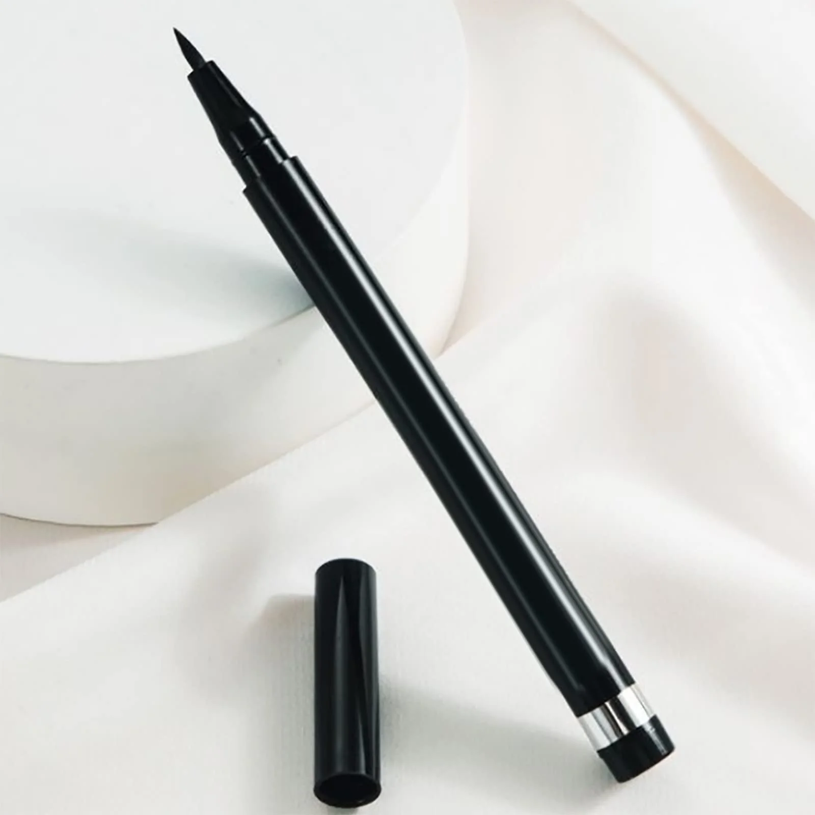 Підводка для очей Рідка Langlebiger Водостійка Швидковисихаюча Чорний, фото №7