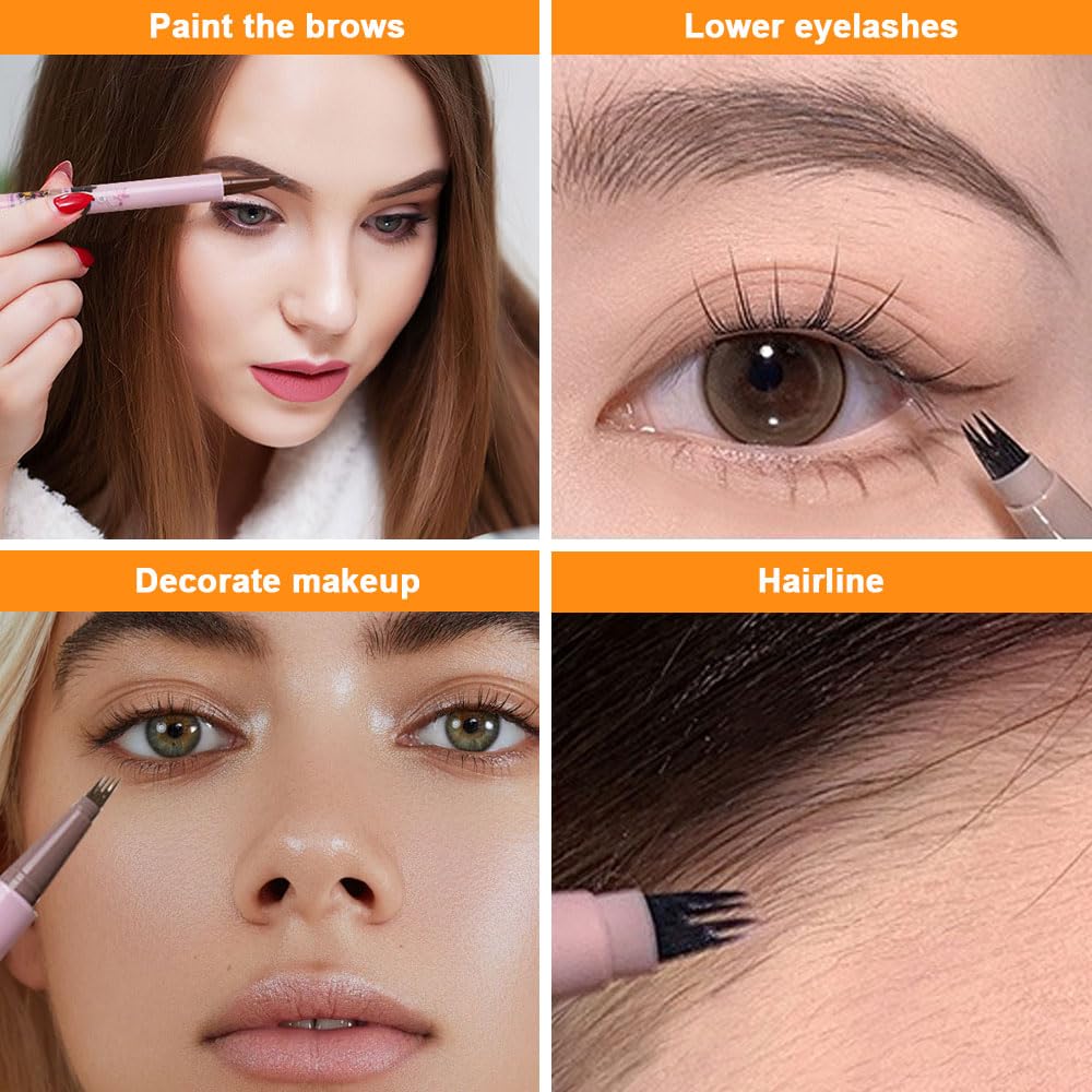 Олівець для брів 3D 4 Fork Tips Grey Brown, фото №3 Олівець для брів 3D 4 Fork Tips Grey Brown, фото №3