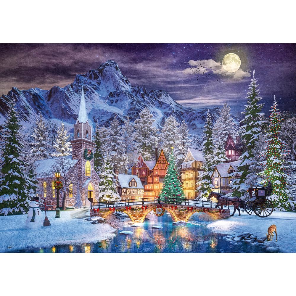 Пазл Trefl Рождественское настроение 1000 элементов, фото №2 Пазл Trefl Рождественское настроение 1000 элементов, фото №2