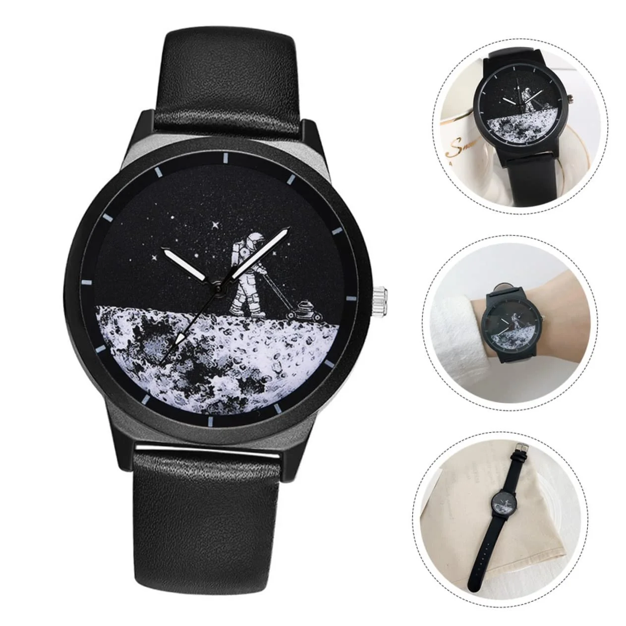 Часы WRITWAA Астронавт Мужские Наручные Часы Водонепроницаемые Часы для Отдыха Кожаный Ремешок Электронные, фото №8 Часы WRITWAA Астронавт Мужские Наручные Часы Водонепроницаемые Часы для Отдыха Кожаный Ремешок Электронные, фото №8