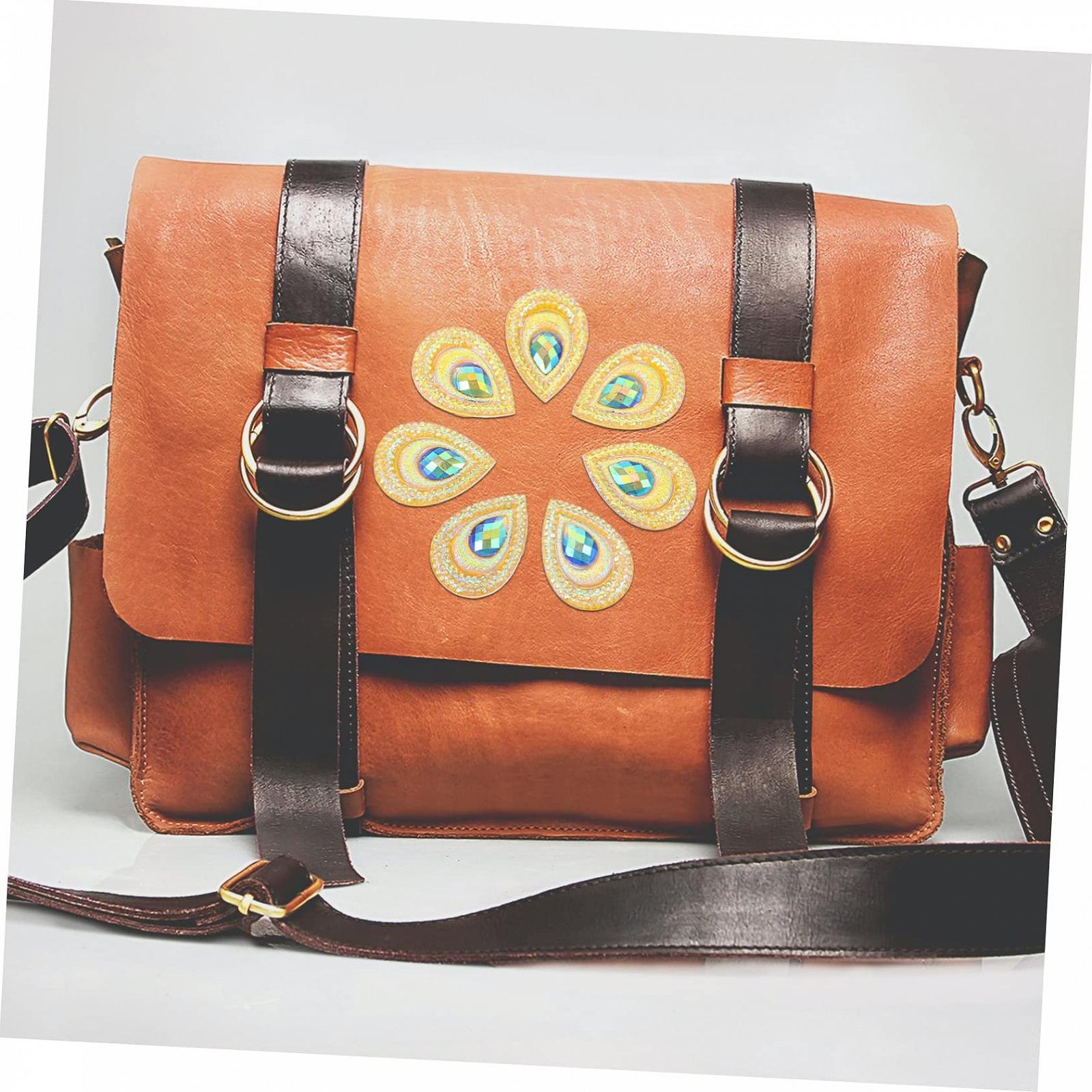 Набор для декорирования одежды Фея, стразы павлиньи, плоские материалы для изготовления украшений для головы, 3 шт., фото №8