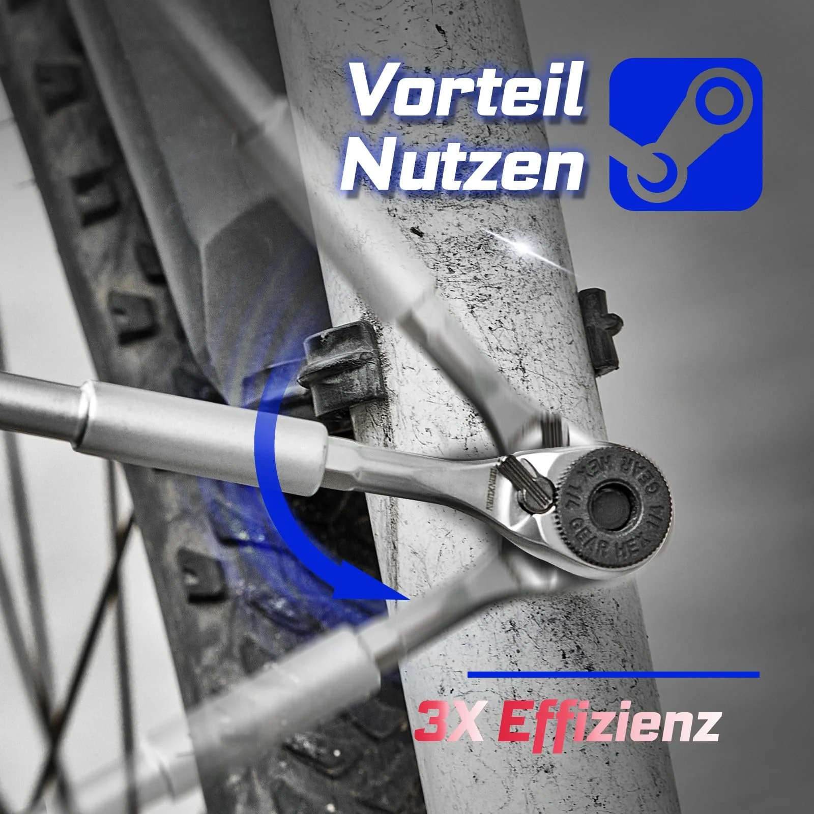 Набір реверсивних викруток 19 предметів з бітами та торцевими ключами Магнітний TPE рукоятка, фото №6