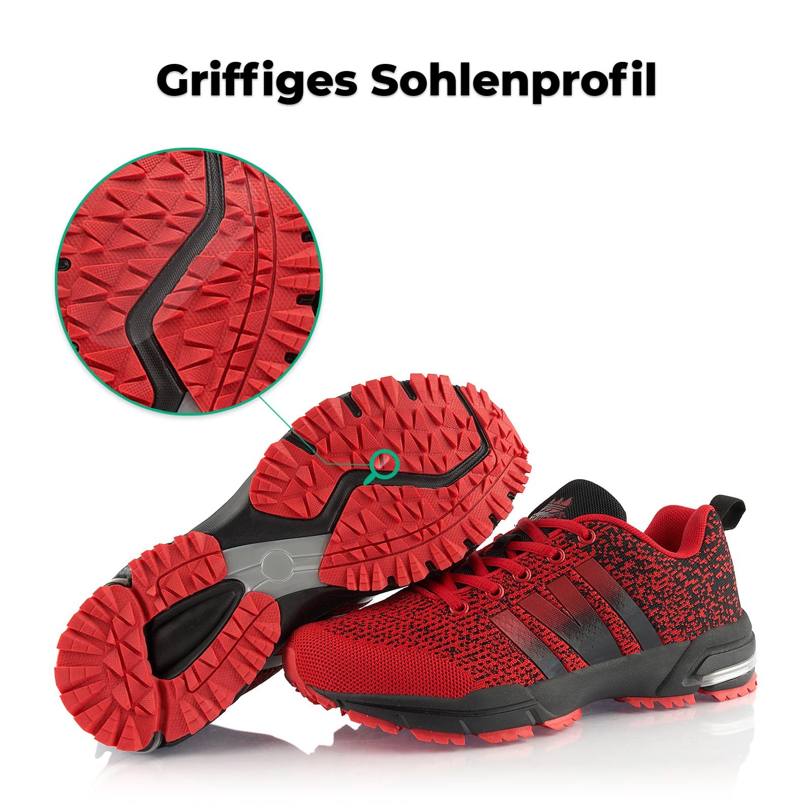 Кроссовки Fusskleidung® Беговые Дышащие Легкие Спортивные, фото №4