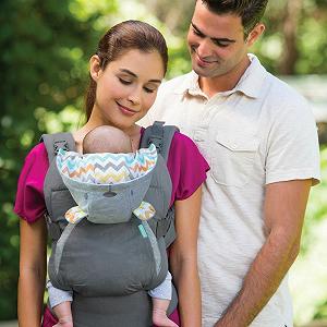 Рюкзак-кенгуру для переноски малыша с капюшоном Infantino Cuddle Up MB synthetic.ua - Фото 1