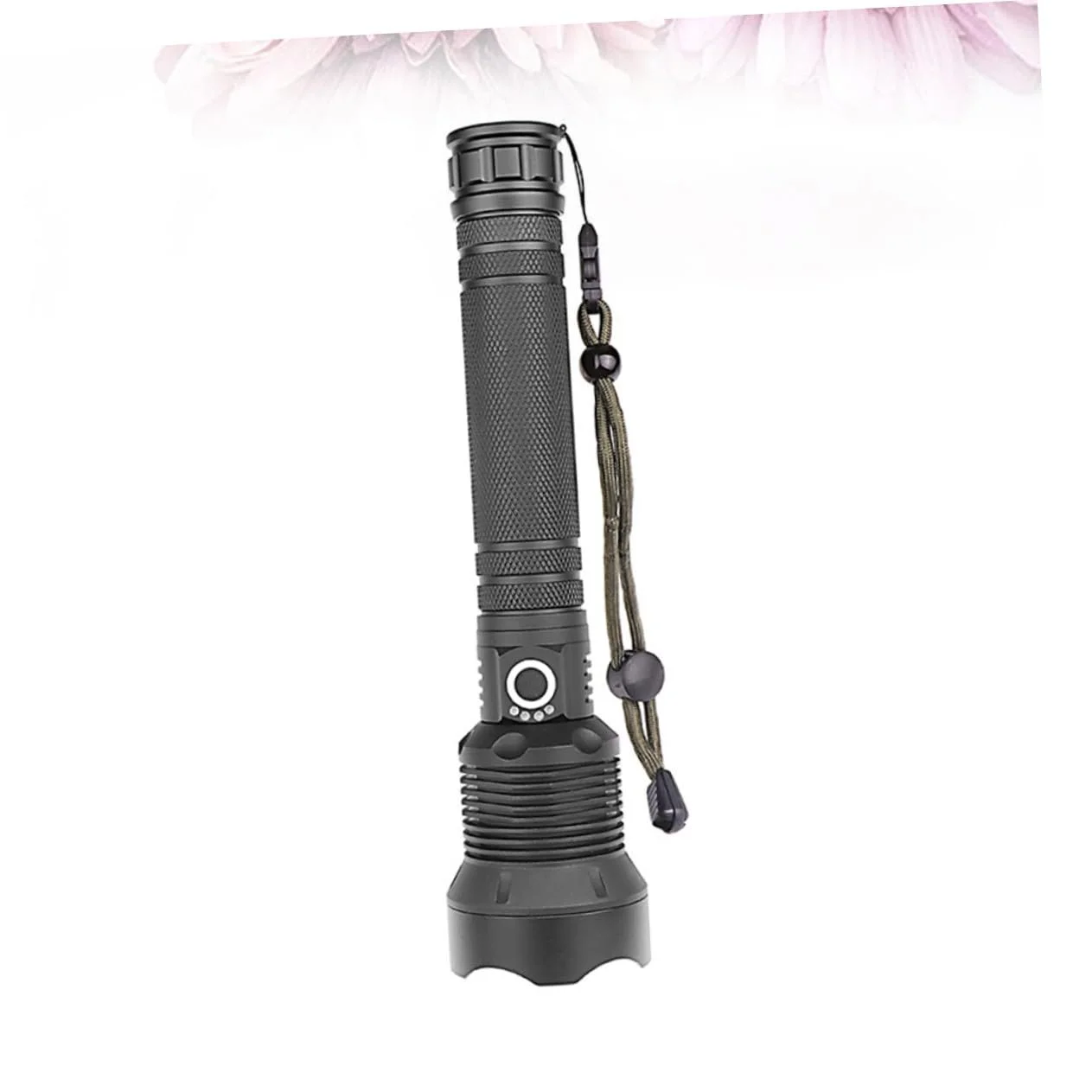 Ліхтар Vaguelly USB акумуляторний, високоякісний, для використання на відкритому повітрі з цифровим дисплеєм, алюмінієвий сплав, телескопічний зум, компактний та міцний для кемпінгу, походів, надзвичайних ситуацій та універсальний, фото №5