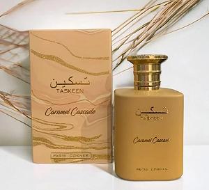 Paris Corner Taskeen Caramel Cascade / 100 мл / Парфумована вода / Унісекс / Гурманський аромат з нотами карамелі та молока synthetic.ua - Фото 1