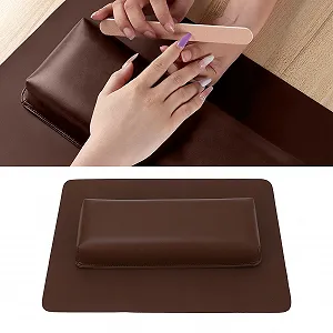 Подушка-підставка прямокутна для манікюру PU шкіра synthetic.ua - Фото 1