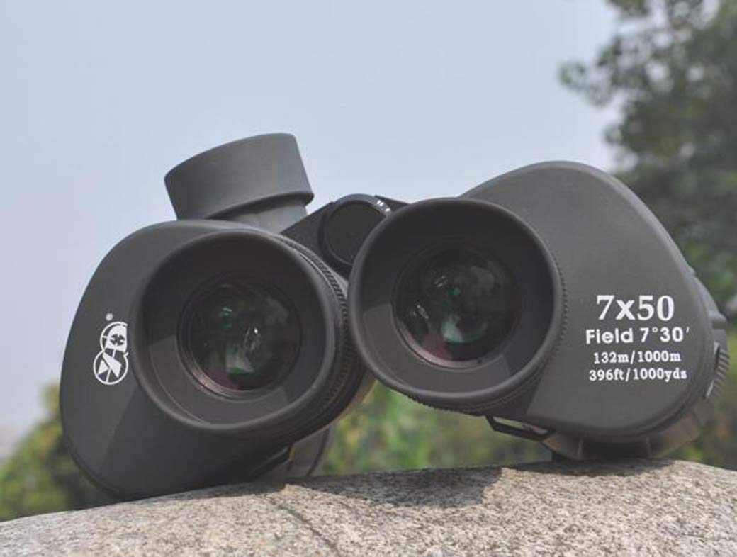 Бинокль Compass 7x50 Водонепроницаемый Азотонаполненный Нескользящий Дизайн, фото №3
