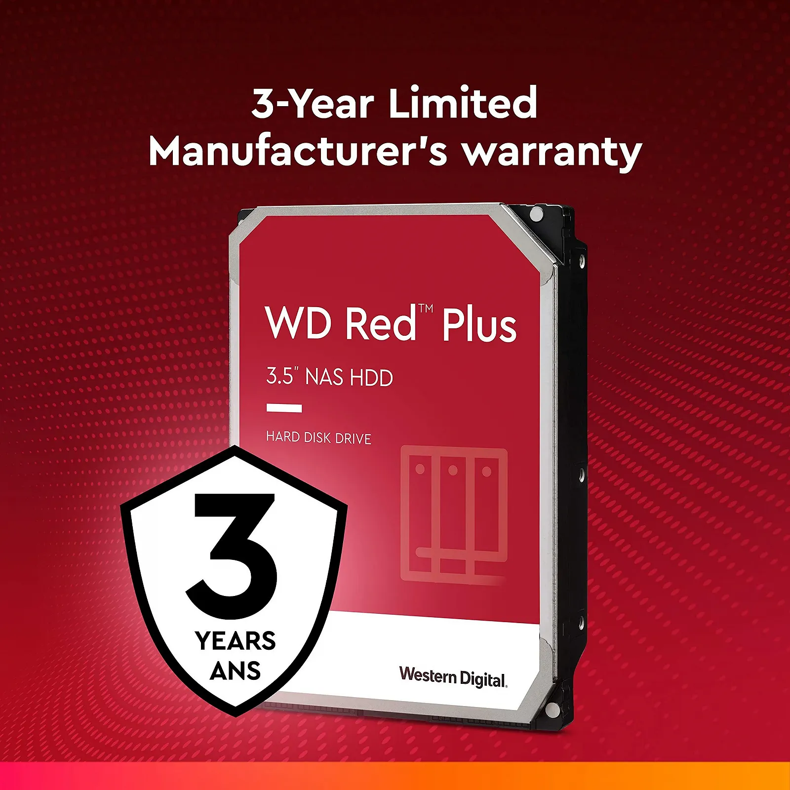 HDD Western Digital Red 10TB 3.5" 5400 RPM Internal, фото №6