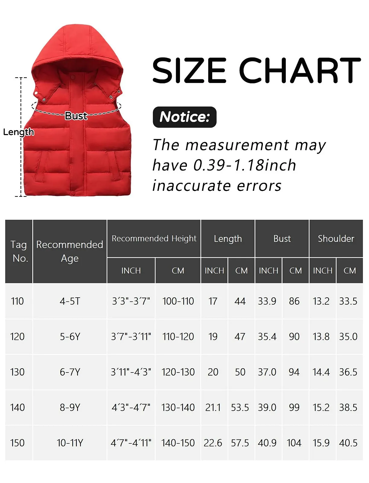 Жилет AIEOE Дитячий для хлопчиків і дівчаток Без рукавів, фото №6