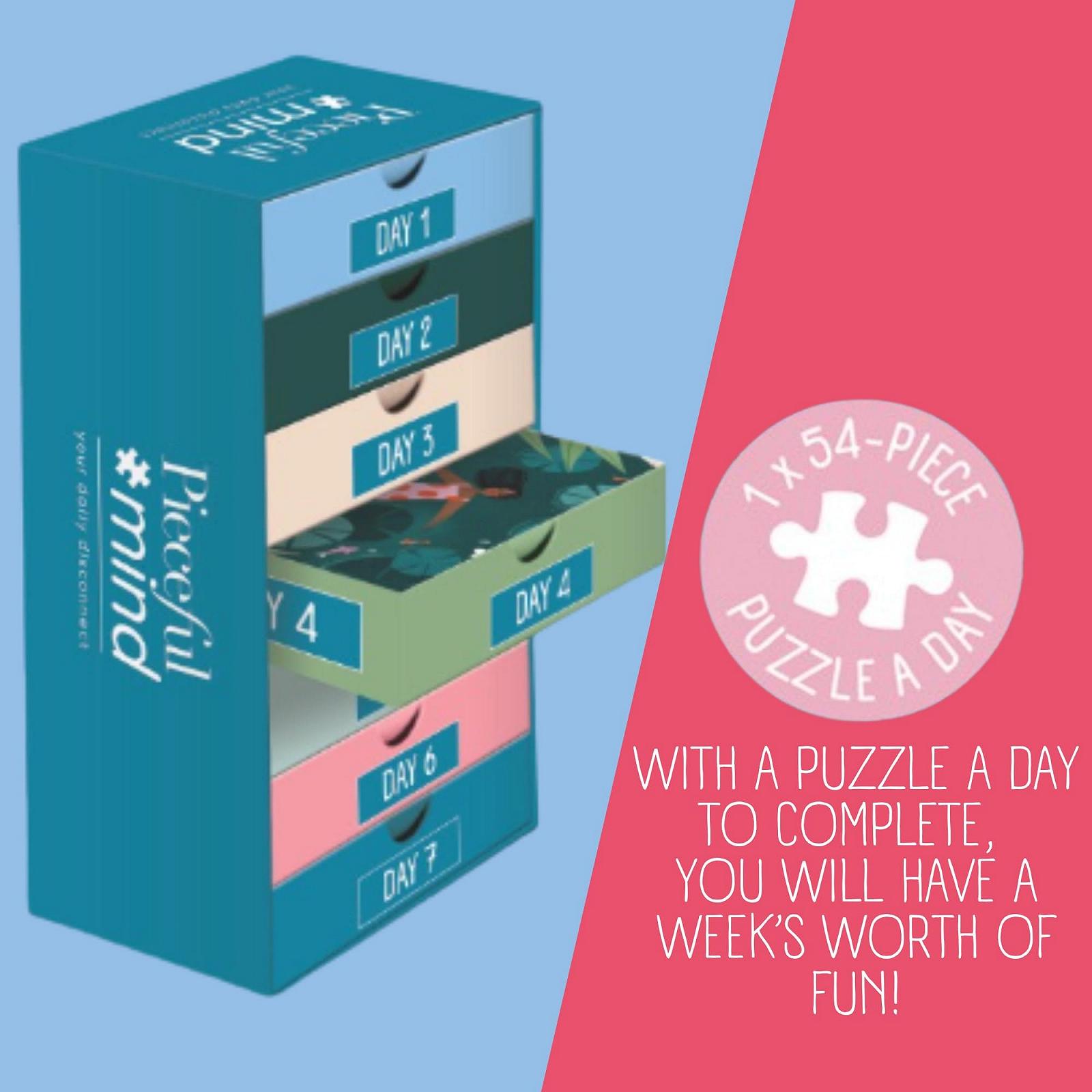 Пазл Jumbo Peace by Piece Pieceful Mind «A Piece of Nature» 7 x 54 элемента с раскраской для взрослых, фото №4 Пазл Jumbo Peace by Piece Pieceful Mind «A Piece of Nature» 7 x 54 элемента с раскраской для взрослых, фото №4